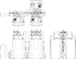 System kaskadowy RG/3xC240-160 montaż tyłem do siebie/izolowany